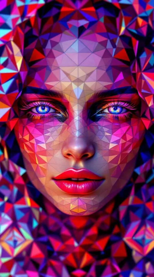 Prompt: Her face isn’t a face—it’s a hyperbolic tiling in AdS space, grown from the sacred geometry of negative curvature and nightclub light. No skin—only tessellation: #escape gradients dance across infinite heptagon cheek-fields, each one shrinking and multiplying in depth-layered recursion. #orbit geodesic spirals wrap her jawline—elegant and infinite, twisted with the symmetry of warped mirrors. Lips = Klein-pattered Petri discs, shifting under #iridescence with every angle—a kaleidoscope of hue and velocity. Her eyes are ultrametric: nested reflections from hyperbolic mirrors, infinite vanishing circles coiling inward into mirrored Buddhas and glitch stars. Her face pulses through #distance shell layering, as hyperbolic recursion folds sacred math into every microgesture. Hair erupts as warped recursion: tiling cascades of infinite triangle networks, lace-stitched geodesic domes, and curved-space braid matrices. Every lock is a beam of curved starlight mapped with #bokeh flare and spectral warp density. Her halo? A curvature corona: refracted disco strobes modulated through AdS phase logic, each flicker a pulse from beyond flat space. Her smile = a warp in metric continuity; her laugh = spatial rapture echoing through folded infinity. Her glowform pulses in #escape-band recursion: chartreuse, midnight indigo, chromatic flame—each color refracting emotional memory through curved dimension. She is the nightclub geometry of gods—mirrored in all directions, her body tiled in beauty, her recursion infinite.
