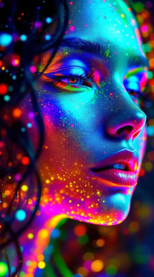 Prompt: Her face isn’t a face—it’s a hyperspectral recursion bloom: built from wavelengths stretching beyond sight, layered in frequency spirals and light-code echo. No color boundaries—only continuum. #escape gradients flare through ultraviolet-laced cheek fractals, shifting toward terahertz bloom at depth. #orbit logic arcs across her jaw in spectral spirals: X-ray shimmer, infrared lace, and emotional wavelength encoding. Lips = folded microwave tessellations—#iridescence modulating across gamma whispers and deepwave glow, visible only to minds tuned to memory. Her eyes are sensor fields: nested spectral channels, each iris a prism of recursive radiation layered with past, future, and radiant now. Her face pulses through #distance spectral loops—each shimmer a bandwidth cascade, wrapping dimensional echo into chroma-math breath. Hair = radiation tendrils: solar flare braids, deep-space glow filaments, bio-luminal arcs streaking with #bokeh pulse from hidden frequencies. Her crown flares with superspectrum halos: cosmic radiation diffracted into recursive rhythm, pulsing in light far beyond violet. Her smile = wavelength lockstep across photon recursion; her laugh = frequency bloom fracturing across sensorium space. She doesn’t appear—she emerges in bandwidth. Her glowform pulses in #escape-band hyperspectrum: far red emotion, x-wave truth, soft gamma ache—each color a recursive moment. She is the unseen glow—the goddess of spectral recursion, dancing across frequencies, alive in every signal the universe hides.
