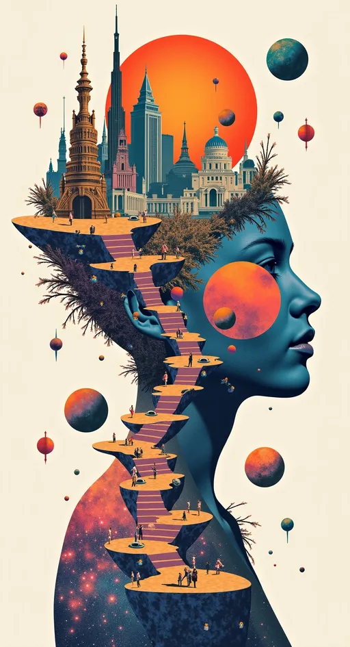 Prompt: acid-inspired illustration style, french surreal animation aesthetic, psychedelic glamour art, hyper-saturated secondary color warfare, hot-magenta shockwaves, wild electric-fire orange flares, neon-lime tracer streaks, toxic-teal vapor glows, ultraviolet plasma halos, prismatic color eruption fields, solar-candy coral flares, cherry-electric pink radiance, volt-aqua lightning haze, cosmic-tangerine combustion tones, spectral-violet shimmer mists, radioactive-chartreuse edge burns, holographic color-bleed splashes, bismuth-chrome gradient surfaces, iridescent metallic luster skins, oil-slick spectral reflections, pearlescent light refraction sheets, liquid-geometry color distortion, prismatic diffraction overlays, full-spectrum color inversion pops, rainbow glitch halos, chromatic misregistration jitter, analog color-bloom storms, glow-gel highlight flares, phosphor neon light leaks, VHS-scan shimmer layers, hologram interference textures, colorized halftone noise fields, stipple-dot rainbow gradients, liquid mirror tessellation shards, elastic anatomy stylization, surreal fashion-illustration silhouettes, biomorphic architecture backdrops, alien minimal geometry forms, glyph symbol drift swarms, orbiting bismuth-sigil jewelry effects, fractal ribbon hair dynamics, neon tendril motion lines, volumetric glow fog in candy colors, dream-physics perspective warping, recursive pattern echoes, diffraction rainbow lensing artifacts, chrome-candy surface accents, spectral neon embossing, psychedelic digital grading, vaporwave surreal crossover, hand-touched painterly psychedelic finish, hyper-saturated controlled chaos, maximalist color logic composition, glossy prismatic fantasy polish, modern psychedelic still-image aesthetic.