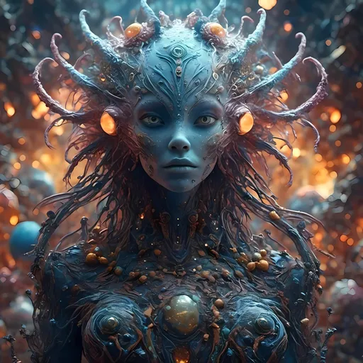 Prompt: extremely hyperrealistic living creature, monster, being, entity, celestial, galaxy, stars, nebula, space, asteroids, suns, planets, space dust, God goddess diety extremely high detail, extreme high texture<mymodel>