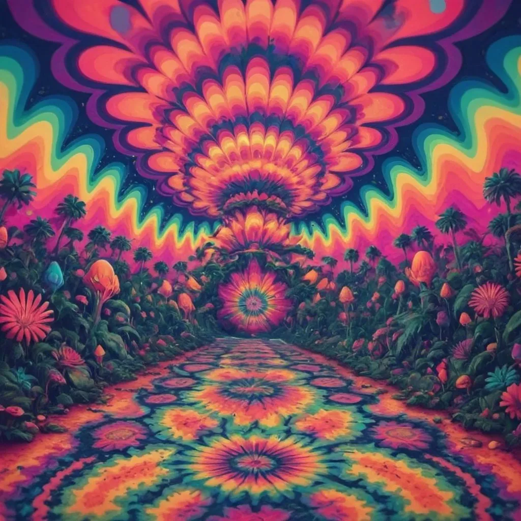 Prompt: I would like a psychedelic background 
