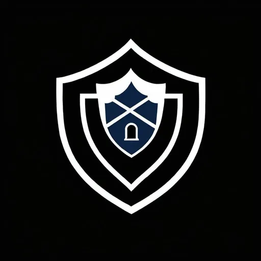 Prompt: I want a very simple black pencil company logo, the background will be dark blue, the logo will say TOPRAGAM'S SECURITY AND THE THEME OF THE LOGO WILL BE SECURITY.