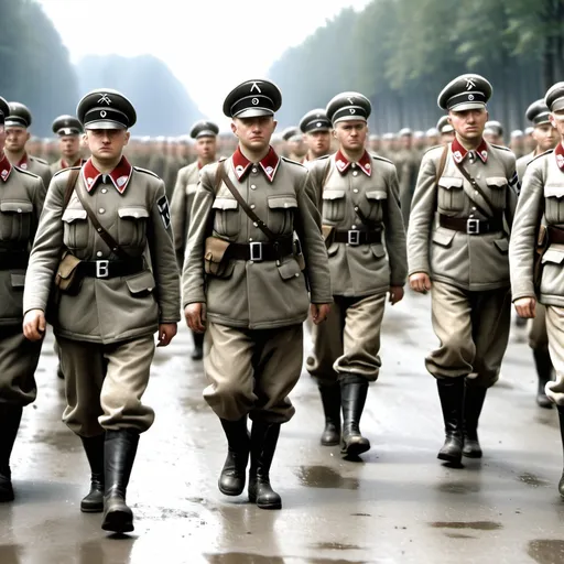 Prompt: Nazi army