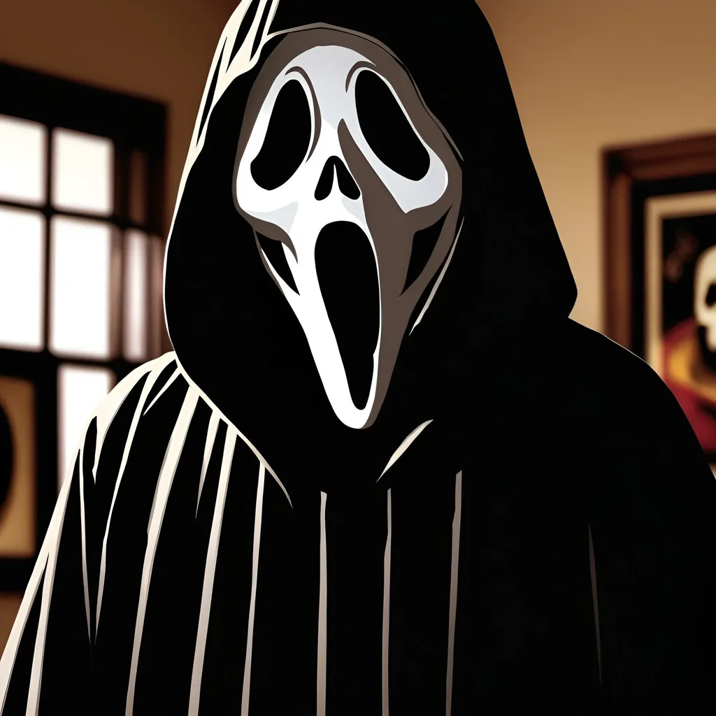 Prompt: Ghostface from the movie scream