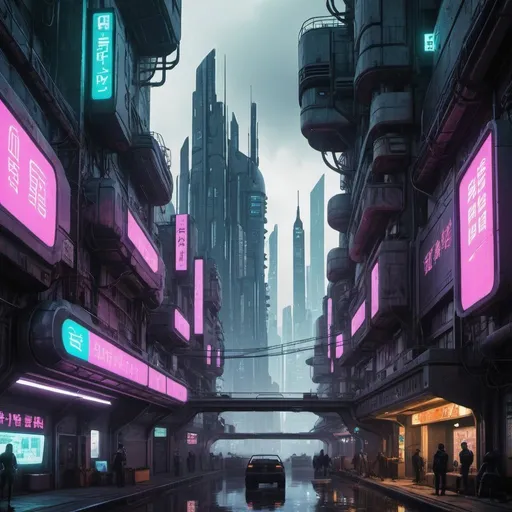 Prompt: City of cyberpunk architecture 