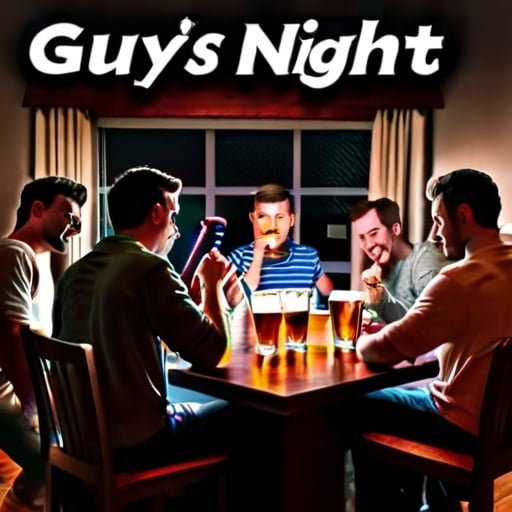 Prompt: its a guys night