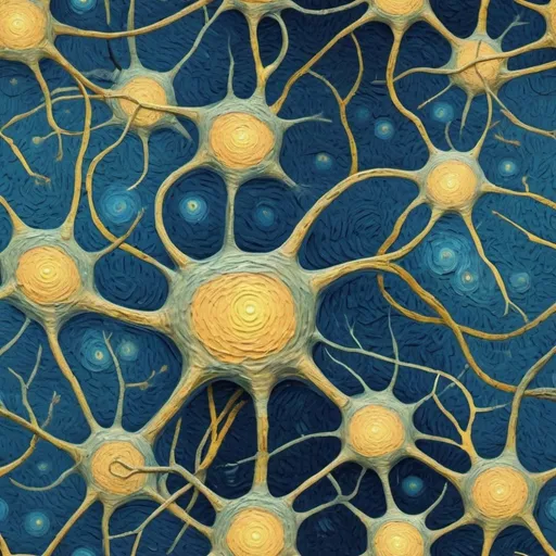 Prompt: Neurons in the style of van gogh