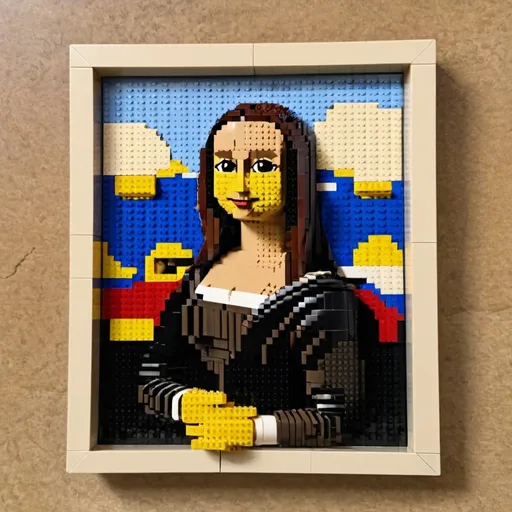 Prompt: Lego Mona Lisa 