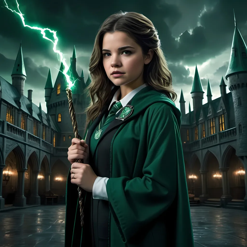 Prompt: Danielle Campbell Slyhtherin
