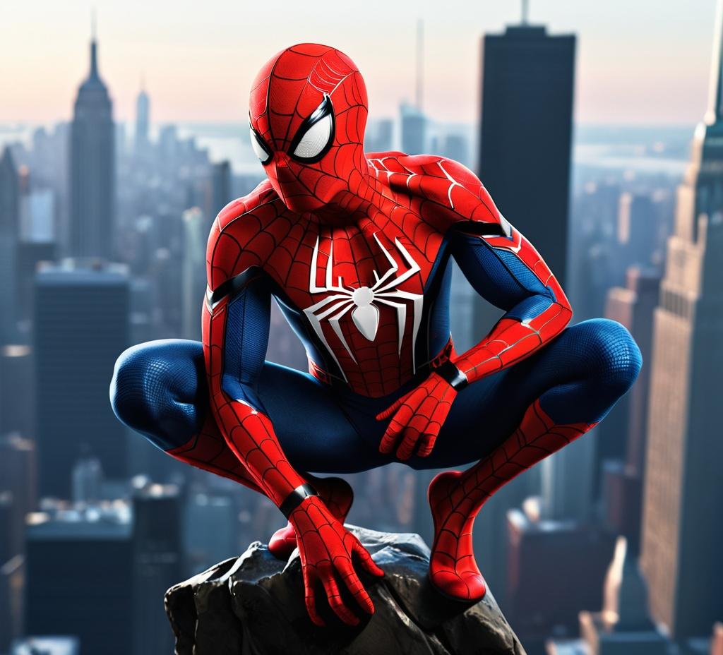 Prompt: Spider man 4k image