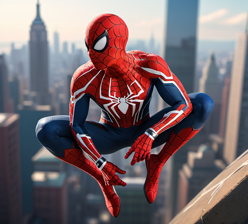 Prompt: Spider man 4k image