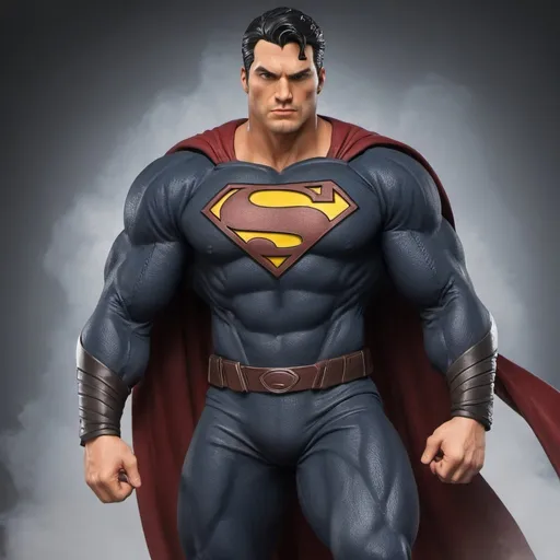 Prompt: "Create a stunning and incredibly realistic image of Superman with powerful, bulging muscles. Ensure that his physique exudes strength and confidence. Pay close attention to detail, especially in crafting his iconic costume and facial expression. Make the background dynamic, suggesting a scene of heroism and valor."