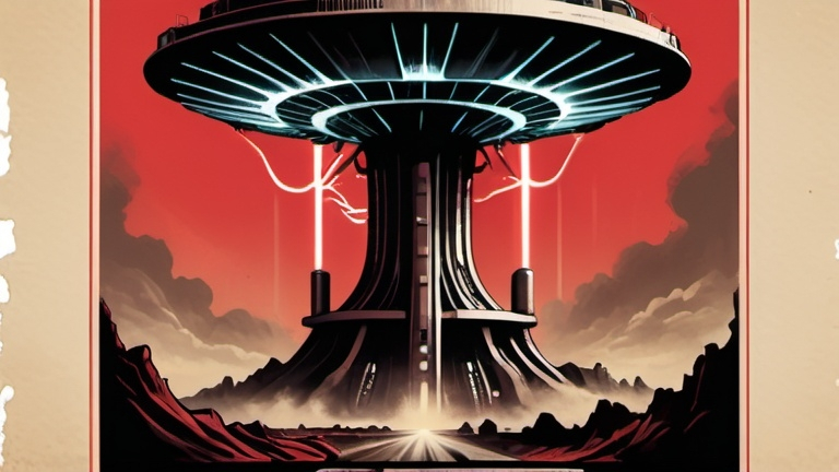 Prompt: "A vintage dystopian propaganda poster titled 'URBAN LEGEND: THE SILENCED SECRET PROJECT'. The scene includes a crumbling futuristic city under dark red skies, with multiple hidden technologies being suppressed by shadowy capitalist figures in suits. Centered in the poster are faded illustrations of a Water Fuel Cell-powered car, a glowing Teleportation Machine, Nikola Tesla’s Wireless Energy Tower, a Rife Healing Frequency Machine, and a satellite beaming Free Internet. Old, torn government 'CLASSIFIED' stamps and redacted documents cover parts of the poster. Style is gritty, aged, with a muted sepia and red color palette, bold retro fonts, and distressed textures. A haunting slogan at the bottom reads: 'KEPT SECRET BY CAPITALIST – TECHNOLOGIES THAT COULD HAVE FREED THE WORLD'."