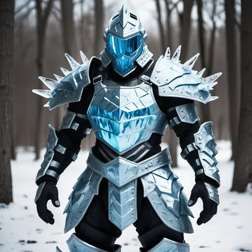 Prompt: Ice armor