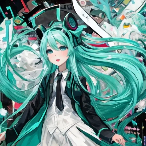 Prompt: hatsune miku
