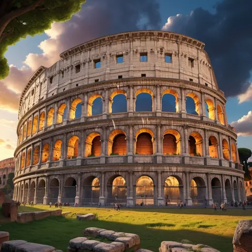 Prompt: colisée romain de Rome

