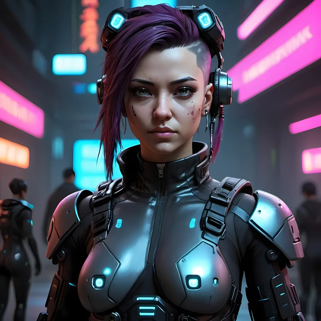 Prompt: --ar 3:2 --v 5.2 cyberpunk female avatar, multiple outfits, various poses, detailed, intricate, hyperrealistic, 8k quality, cinematic lighting