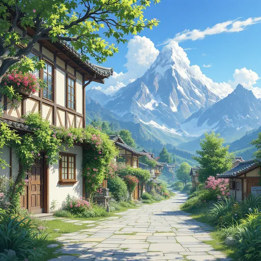 Prompt: Convert this image to Ghibli style 