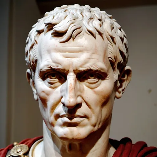 Prompt: Gaius Julius Caesar[a] (12 July 100 BC – 15 March 44 BC) was a Roman general and statesman. A member of the First Triumvirate, Caesar led the Roman armies in the Gallic Wars before defeating his political rival Pompey in a civil war, and subsequently became dictator from 49 BC until his assassination in 44 BC. He played a critical role in the events that led to the demise of the Roman Republic and the rise of the Roman Empire.