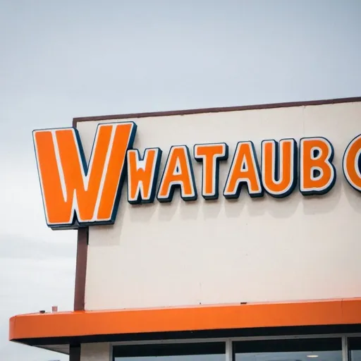 Prompt: a picture of a Whataburger sign saying "Whatever" instead of "Whataburger"