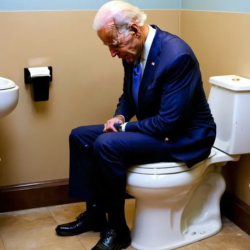 Prompt: Joe Biden pooping his pants