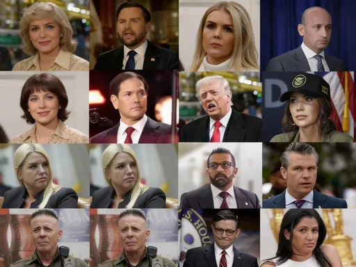 Prompt: Use these faces in the opening of the Patridge family tv show. 