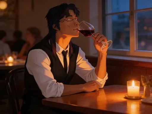 Prompt: @C27eA3P7AoaFCY5d53gC Drinking wine