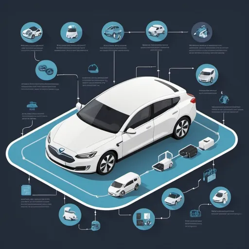Prompt: Create flat design value chain for Automotive (EV) industry, include vendors, r&d, production, etc., to after sales service and battery infrastructure, also mention the various key business processes at every stage, such as demand forecasting, etc., 