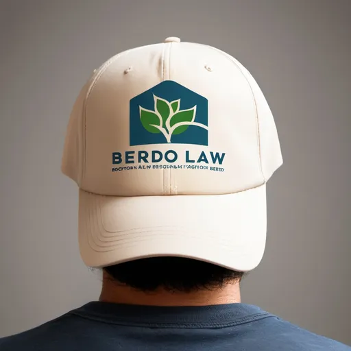 Prompt: Create an image of a hat advertising BERDO, a local Boston law aimed at reducing emissions