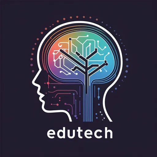 Prompt: EduTech logo Innovative generative AI and serious games transform education and innovative learning.