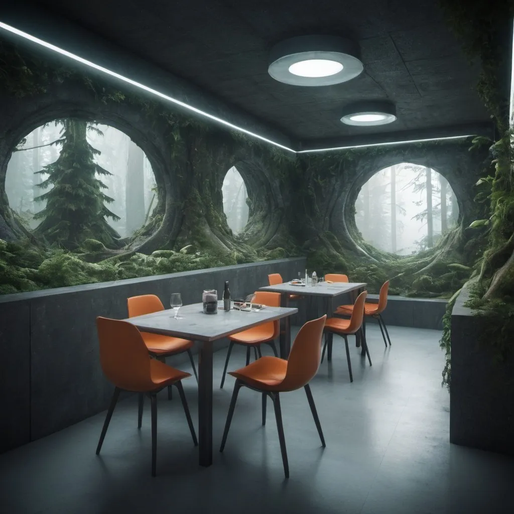 Prompt: What a forest would look in 3024