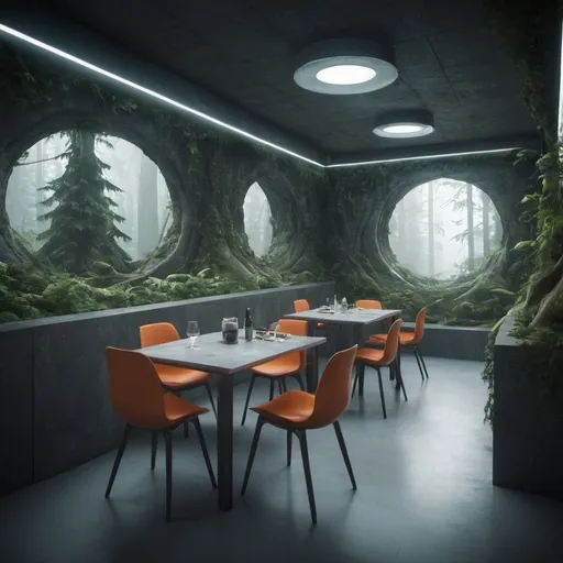 Prompt: What a forest would look in 3024