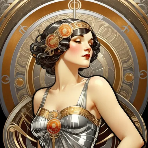 Prompt: Chrome and gold, company logo written "ReddBlock", elegant and fancy, 1920s aesthetic, detailed metallic textures, vintage glamour, art deco design, high quality, professional, luxurious, sophisticated, 1920s, chrome, gold, art deco, detailed textures, vintage glamour, elegant, fancy, high quality, sophisticated