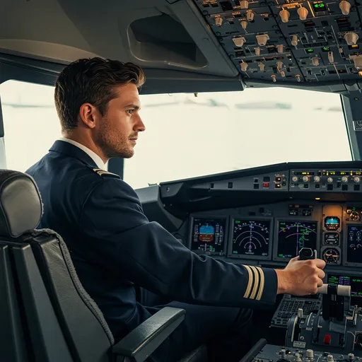 Prompt: A pilot male 4K