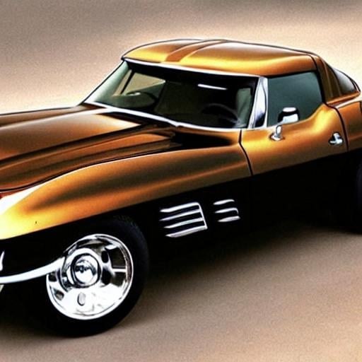 Prompt: Corvette car that looks like an espresso coffee maker.