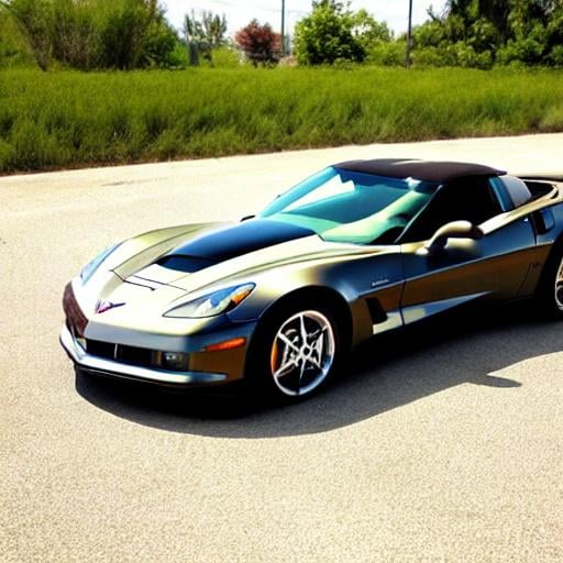 Prompt:  Corvette car that looks like an espresso coffee maker.