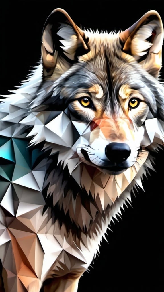 Prompt: Create a wolf wallpaper for the iPhone 13 to the introvert lifestyle