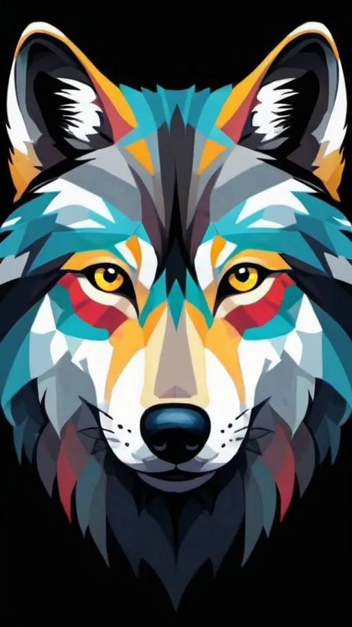 Prompt: Create a wolf wallpaper for the iPhone 13 to the introvert lifestyle