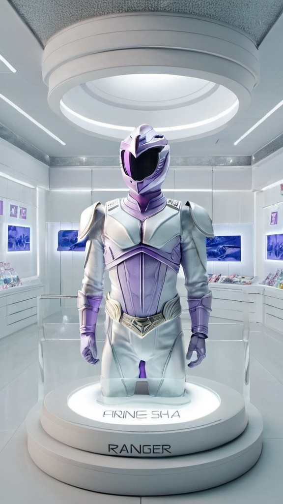 Prompt: purple armored ranger