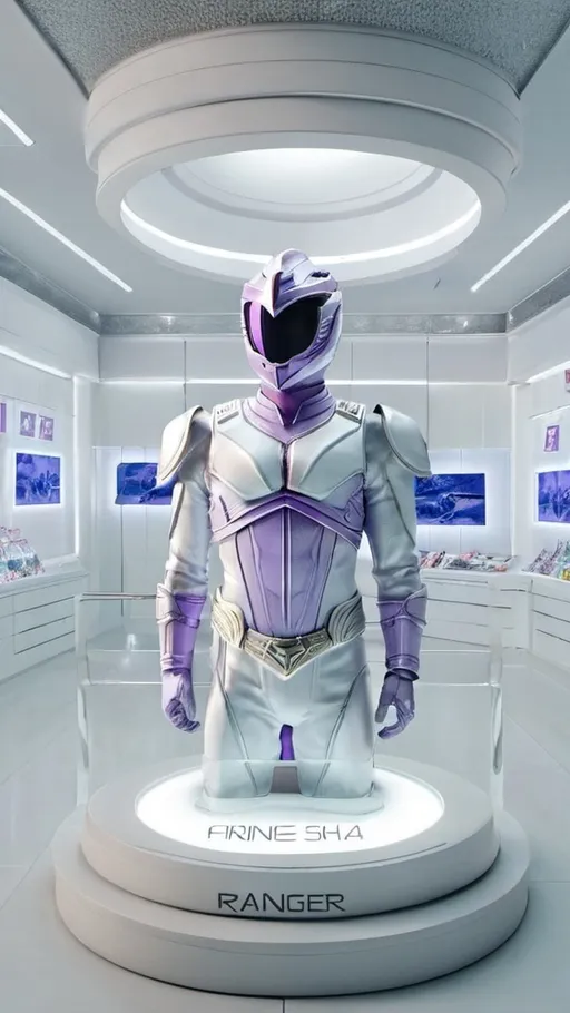 Prompt: purple armored ranger