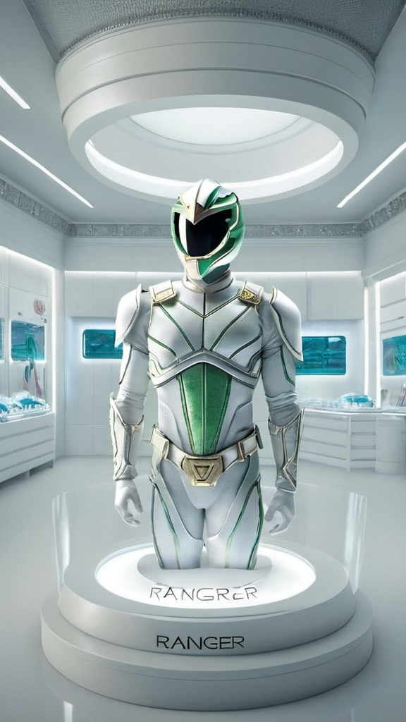 Prompt: green armored ranger