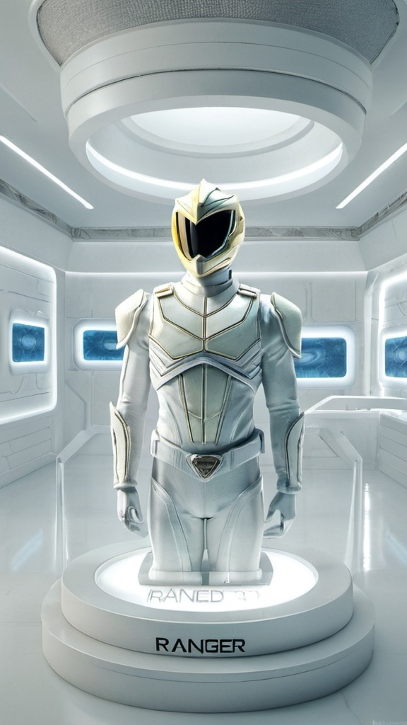 Prompt: yellow armored ranger