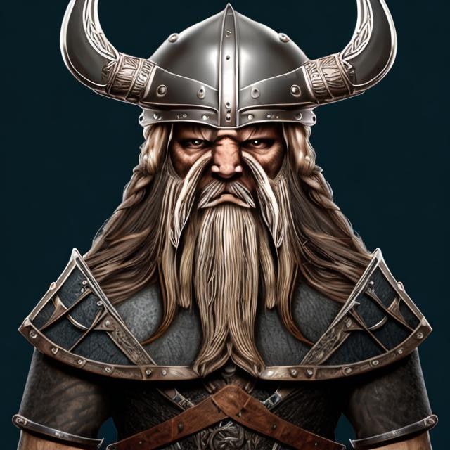 Prompt: viking front view 