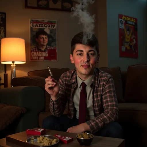 Prompt: @NsVluUcdwz40FeaddimH smoking weed