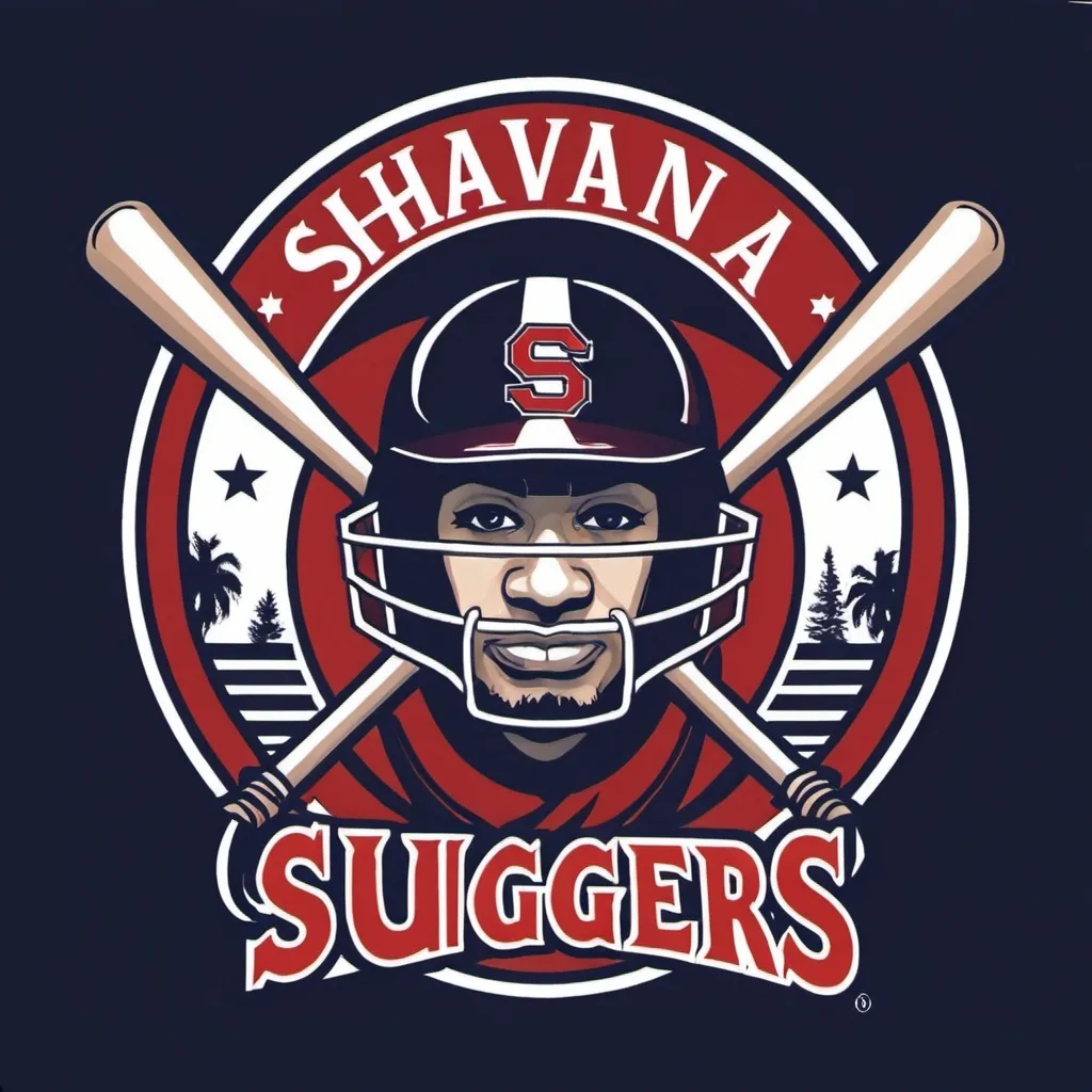 Prompt: the shavana sluggers logo

