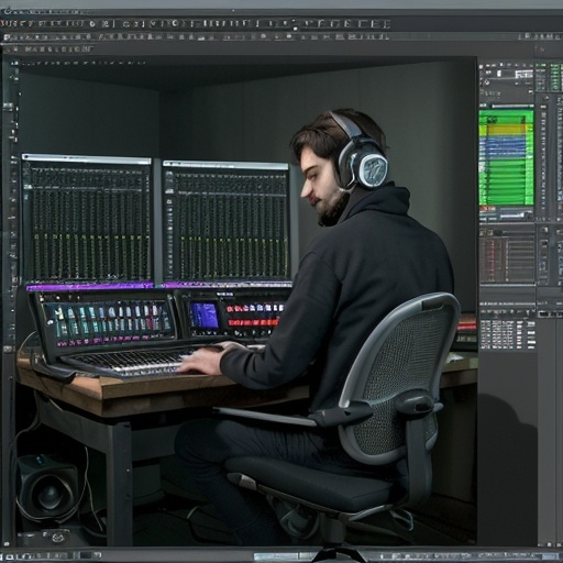 Prompt: [Scena 1: Inizio – Studio Musicale]
Inquadratura di un ragazzo producer di schiena, seduto davanti al computer in uno studio musicale. Lo schermo mostra un programma di editing audio (tipo FL Studio).

VOCE FUORI CAMPO:
A volte, anche i migliori producer incontrano un ostacolo...

Il ragazzo cerca di risolvere un problema tecnico, ma si arrabbia e sbatte la mano sulla scrivania.

[Scena 2: Inquadratura della bevanda WAV]
Zoom rapido sulla scrivania dove si trova la bevanda energetica WAV. Mostra chiaramente il logo della bevanda.

VOCE FUORI CAMPO:
Ma c'è una soluzione...

[Scena 3: Il ragazzo prende la bevanda]
Il ragazzo prende la lattina di WAV e la beve con decisione.

[Scena 4: Transizione]
Effetto di transizione in stile fili elettrici: la telecamera fa un movimento zoomato verso i fili del setup musicale, come se venisse risucchiata dentro il programma di editing audio.

VOCE FUORI CAMPO:
WAV, l'energia che ti porta dentro la musica.

[Scena 5: Dentro il programma di editing audio]
Il ragazzo si ritrova "dentro" il programma di editing audio, circondato da onde sonore e elementi grafici del software. Ora è concentrato e produttivo, creando musica con facilità.

VOCE FUORI CAMPO:
Supera ogni ostacolo e libera il tuo potenziale con WAV.

[Scena 6: Chiusura – Logo e Slogan]
Schermata finale con il logo WAV e lo slogan:

TESTO SULLO SCHERMO:
WAV - Entra nel ritmo. Entra nell'energia.

Fine del video.

