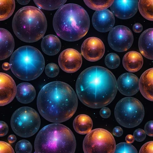 Prompt: 29 glowing spheres with individual universes inside, multi-dimensional concept, cosmic art, high quality, multiverse, ethereal glow, vibrant colors, intricate details, cosmic, surreal, futuristic, intergalactic, detailed reflections, otherworldly, celestial, cosmic art, space, multiverse concept, vibrant tones, highres, ultra-detailed, surrealistic, vibrant lighting