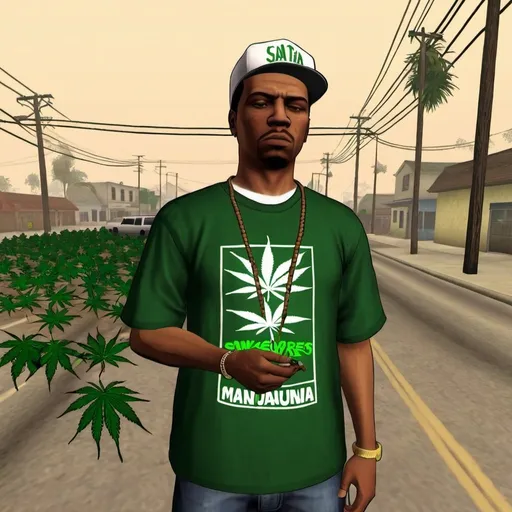 Prompt: gta san andreas
smoke marijuana