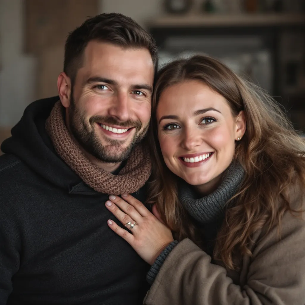 Prompt: Husband wife