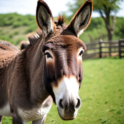 Prompt: a donkey
